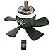 Linbing666 Ventilador USB portátil Ventilador de Techo - con Luces y Control Remoto, Pantalla Digital LED/Brillo de 4 velocidades Ajuste de la Velocidad del Viento/Temporización de Soporte