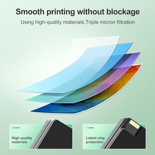 Image of 952XL Ink Cartridges (4-Pack) for HP 952XL Ink Cartridges Combo Pack High Yield Works for HP OfficeJet 8702, OfficeJet Pro 7720, 7740, 8210, 8710, 8720, 8730, 8740 Printer (Black Cyan Magenta Yellow)