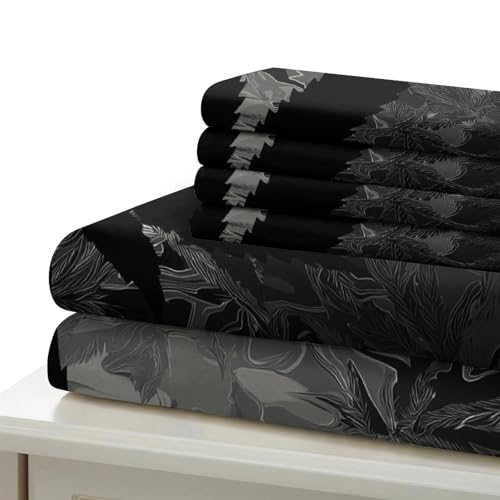 Housse de couette mandala 3d lit enfant chambre bohème confortable