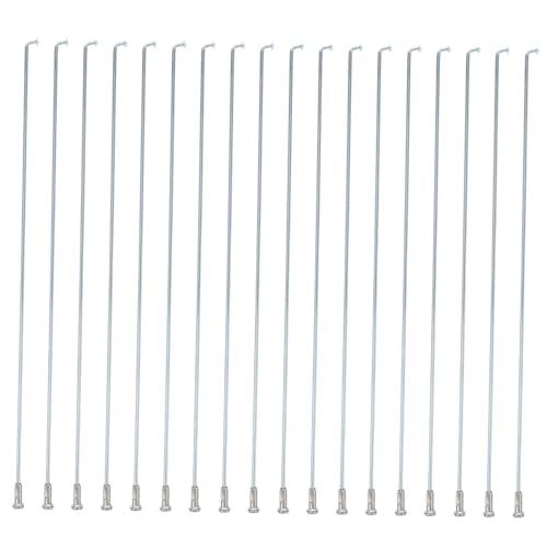 Toddmomy 36pcs Bicycle Spokes J Bend Design for Road Mountain Bikes Easy Installation Durable Repair Parts Compatible with Electric Bicycles