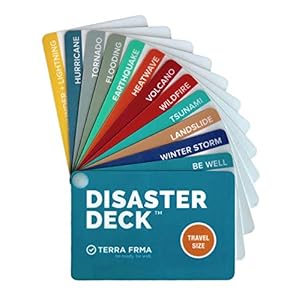 Disaster Deck – Kit Ready Emergency Survival Cards, Guide, Emergency Preparedness, Instructions for Disasters…