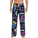 Game Videos Men Pajama Pant Lounge Pajama Bottoms Elastic Waistband Sleepwear PJs Sleep Pants Novelty...