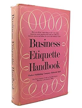 Hardcover Business Etiquette Handbook Book