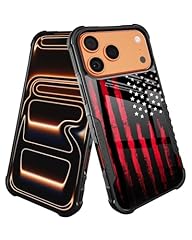 Black Red American Flag