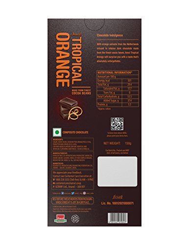 Amul Tropical Orange Chocolate, 150g image 4
