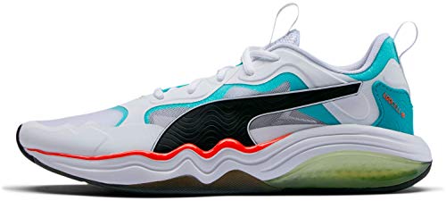 Puma Lqdcell Tension, Zapatillas Hombre, Blanco Azul Turquesa Nrgy Rojo, 43 Eu Puma Lqdcell Tension, Zapatillas Hombre, Blanco Azul Turquesa Nrgy Rojo, 43 Eu
