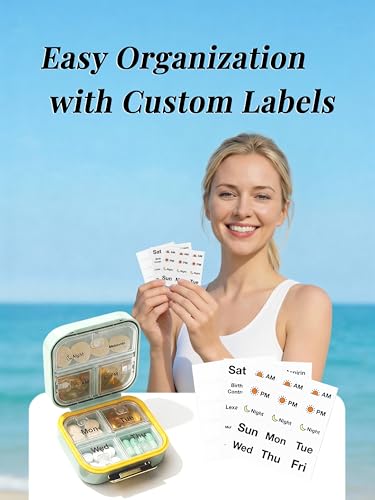 Compact 7-Compartment Pill Organizer with Code GE662CHE - Image 6