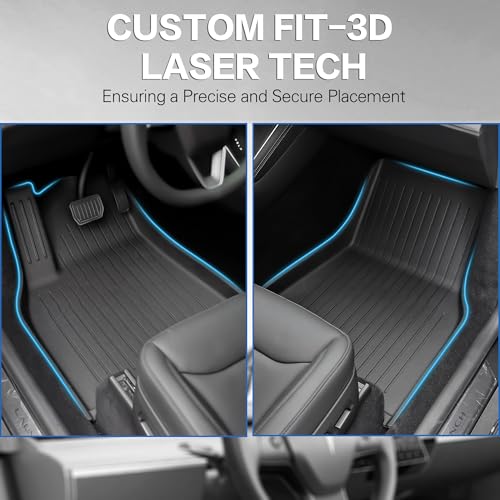 WEIZE Tesla Model Y All-Weather Floor Mats