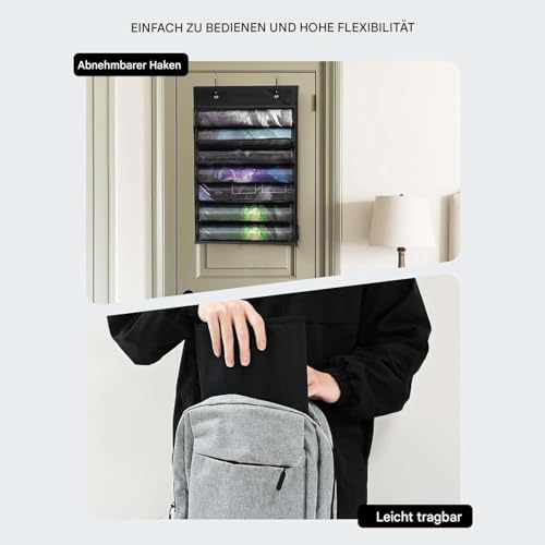 Sac de rangement transparent avec compartiments de protection