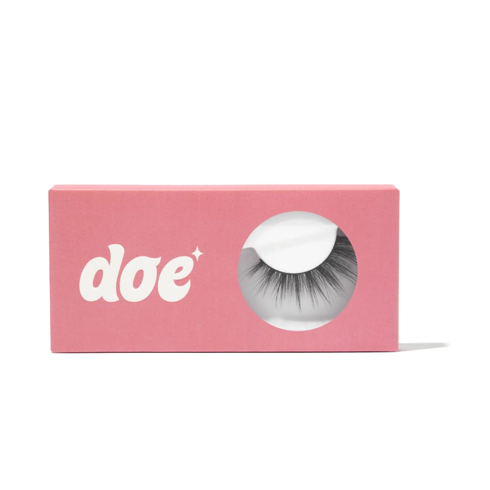 Doe LashesStarry Night - Reusable & Natural Looking Lash Wispies. Handmade from Ultra-Fine Korean Silk. Lightweight Eyelash for that Everyday Look (1 Pack)
