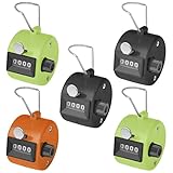 Bluecell Assorted Color Handheld Tally Counter 4 Digit Display for Lap/Sport/Coach/School/Event (Pac