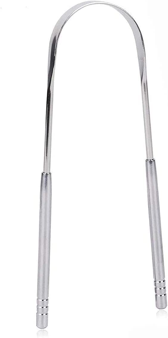 Tongue Cleaner, Steel Tongue Scrapers for Adults,Use for Plaque Removal, Bad Breath and to Restore l Hygiene or Taste Sensation