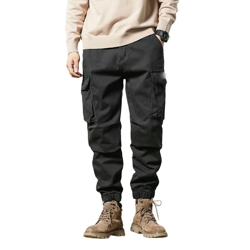 Pantalon cargo décontracté avec poches ergonomiques pour homme - 3