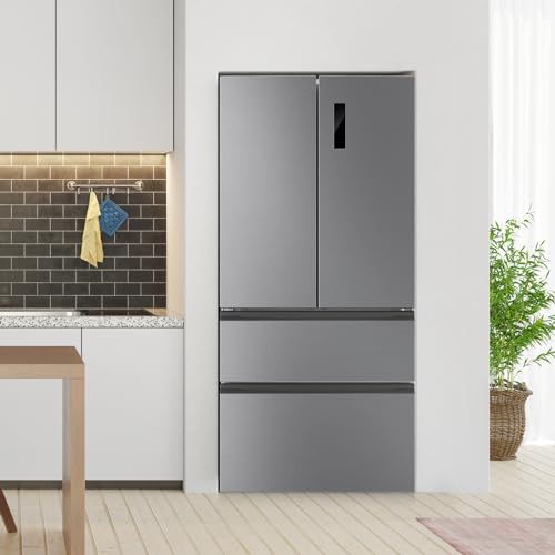 Dytesa DYT-WHQ-PHO_121GY7038SGAG 33 Inch Large Capacity French Door Refrigerator, 18.75 Cu.Ft Refrigerator With 2 Doors & 2 Drawers, Full Size Bottom Freezer Kitchen Fridge thumb #5