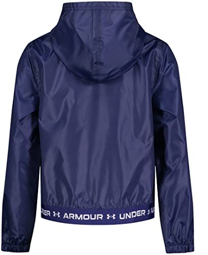 Under Armour girls Windbreaker, Zip-up Jacket, Water Repellent and Windproof2