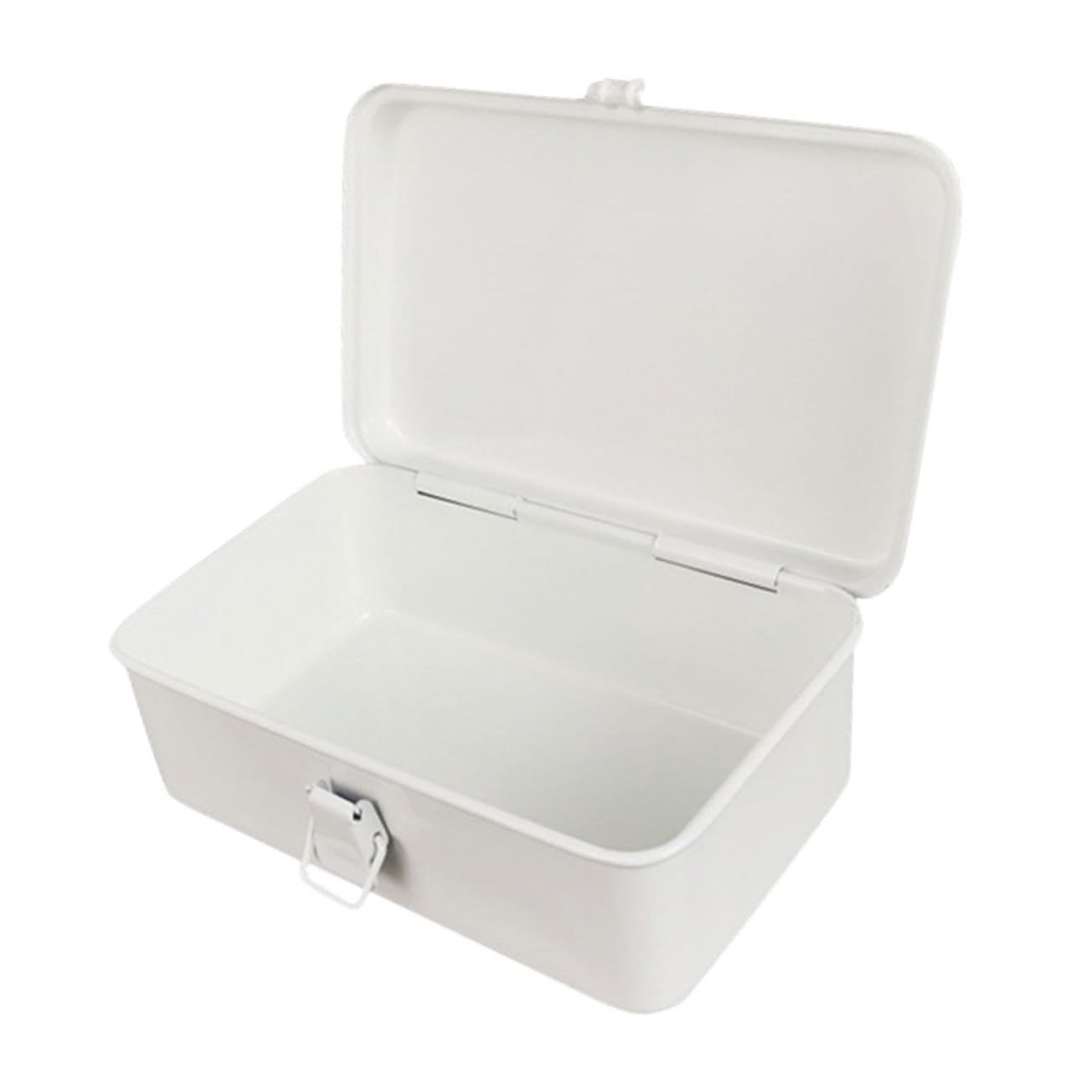 FRCOLOR Vintage Metal Jewelry Box Locking Lid Decorative Treasure Chest for Jewelry Documents and Valuables Elegant Storage Organizer for Home Decor and Giving