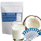 BAYUEDEGUA-Coconut powder 150g/5.29oz Rich coconut aroma, Can be paired with coffee/milkshakes/curry/baking, 0 sucrose | Gluten free | Non GMO | Vegetarian friendly. (Includes 10 bags)