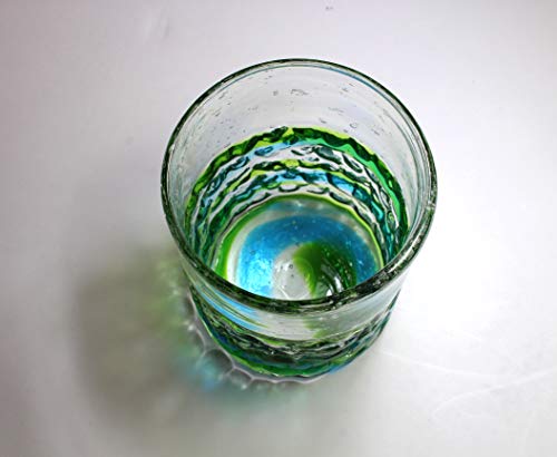 Vaso grande de vidrio Water & Green coral miniatura 3