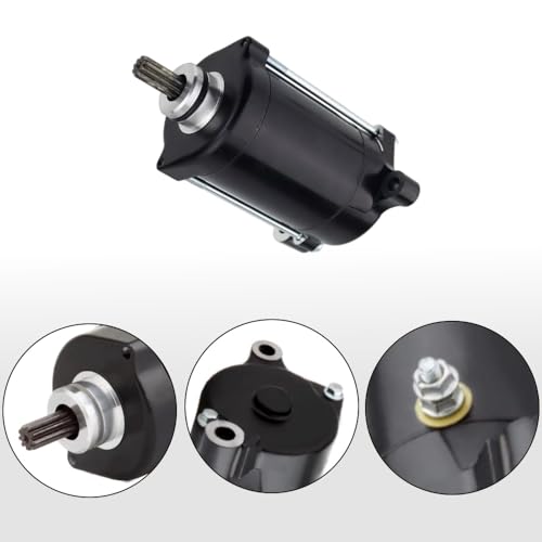 Motor de arranque eléctrico MACHSWON, reemplazo 6M6-81800-10-00, compatible con Yamaha WaveRunner Superjet SJ650 1990-1993, engranaje de 9 dientes, 1 pieza miniatura 4