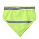 Hund Bandanas Reflektierende Sicherheit Hund Schal Dreieck Streifen Haustier Hundehalsband Personalisierte Neon Farbe Sichtbarkeit Produkte Halstuch(M Fluorescent Yellow)