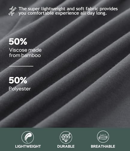 BAMBOO COOL Mens Boxers Durable Comfortable Boxer Shorts for Men Loose Ultra-Soft Men's Underwear (3 or 5 Pack)4