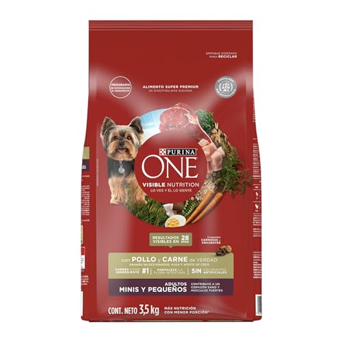Alimento Para Perro, Pet Products Purina One Dry Perro Adulto Minis y Pequeñas Pollo y Carne 3.5 kg