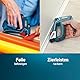 NOVUS TOOLS Handtacker J-51 Set mit 1200 Klammern │ Profi-Tacker für Holz mit Aluminium-Gehäuse, Schlagkrafteinstellung, Distanzanschlag │ Für Flachdrahtklammern 6-14 mm und Nägel 16 mm