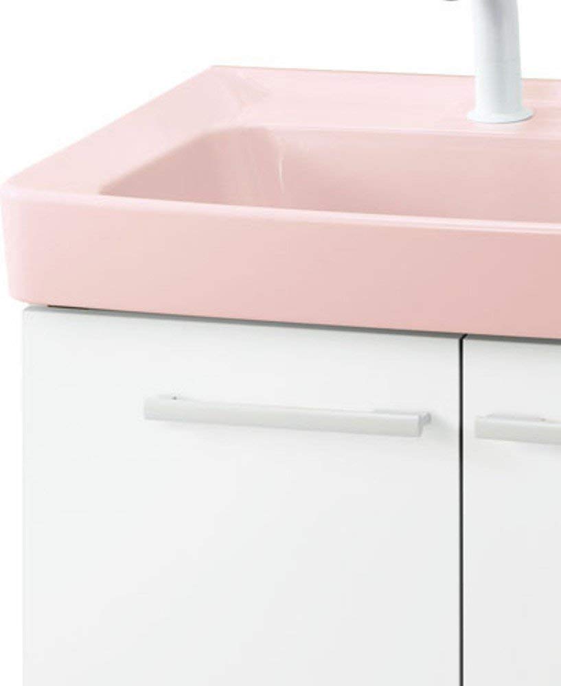 LIXIL 洗面化粧台本体 FTVN-753/VP1P ピンク