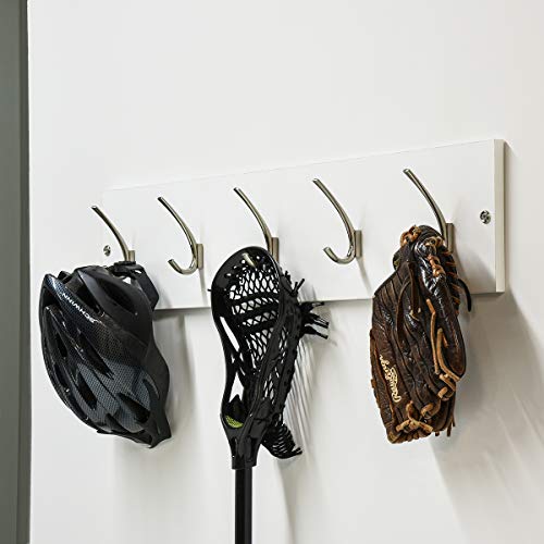 Amazon Basics - Set da 5 ganci per cappotto