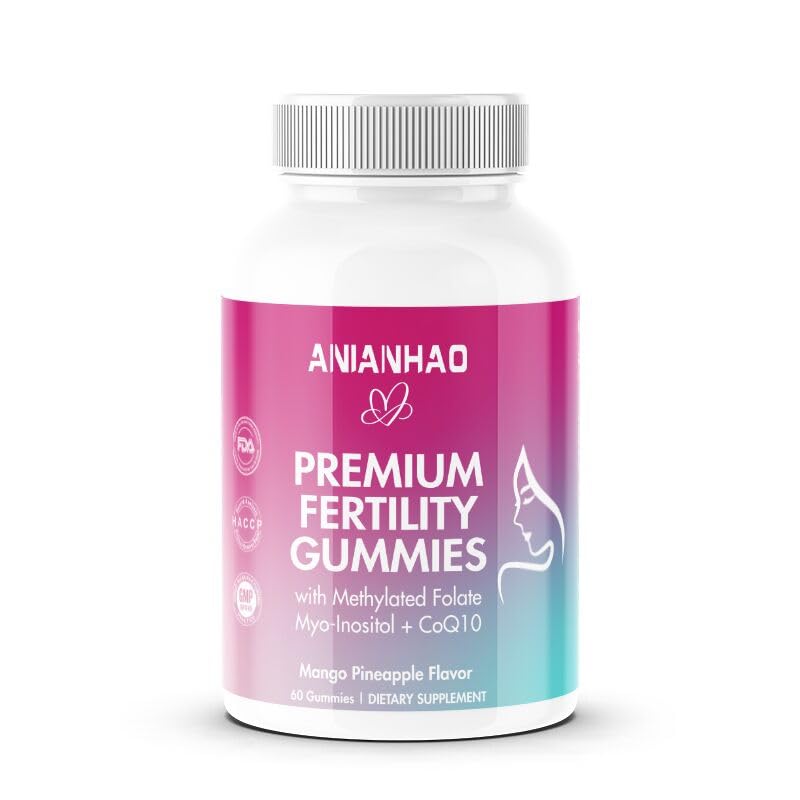 Premium Balance Gummies for Women - Prenatal Vitamins for Her with Inositol, CoQ10, Folate and Vitamins to Support Hormone Balance, Ovulation + Menstrual Cycle, 60 Gummies