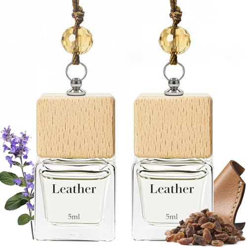 Leather Hanging Oil Diffuser 2-Pack