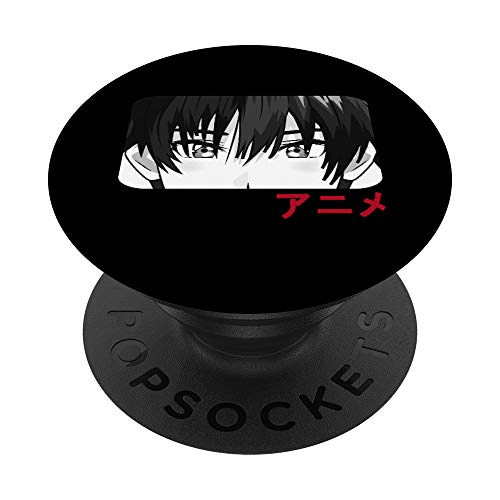 Lindo Ojos Boy Niño Manga Kawaii Anime Japonés PopSockets PopGrip Intercambiable Cover