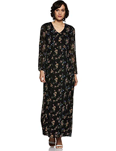 Image of Harpa Women's Synthetic A-Line Maxi Dress