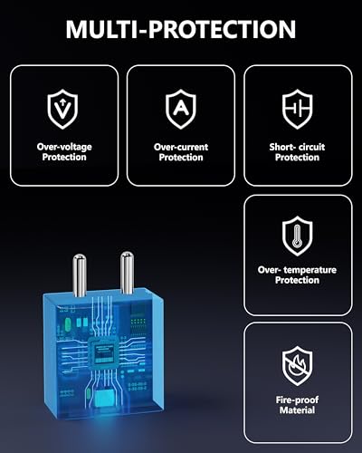 Image of FEDUS BOLT-20 PRO 20W Charger for iPhone 17 16 15 Pro Max Plus - BIS Certified Original PD Adapter with USB-C to C Cable - Fast Type C Charging Kit for iPad Air, Pro, No Heating, 2-Year Warranty