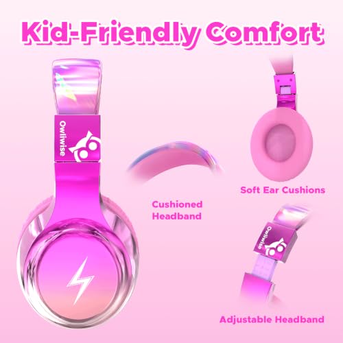 Owliwise Kids Headphones with Cord with Mic, 85/94dB Safe Volume Limit by Owliwise - Used condition - Image 3