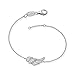 Produktbild Engelsrufer Flügel Armband für Damen 925er-Sterlingsilber Weiße Zirkonia Länge 16 cm + 2 cm