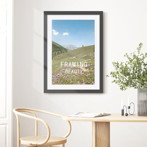 Image of Picrit 24x34 Black Poster Frame, Picture Frame for Wall, 3 Pack