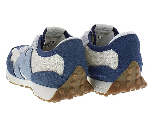 New Balance 327 Bungee Lace Infant/Toddler Shoes Size 5, Color: Blue/Beige2