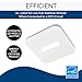 Broan-NuTone AE80LK Ventilation with LED CleanCover and Roomside Installation, ENERGY STAR Certified, 80 CFM, 0.7 Sones, White