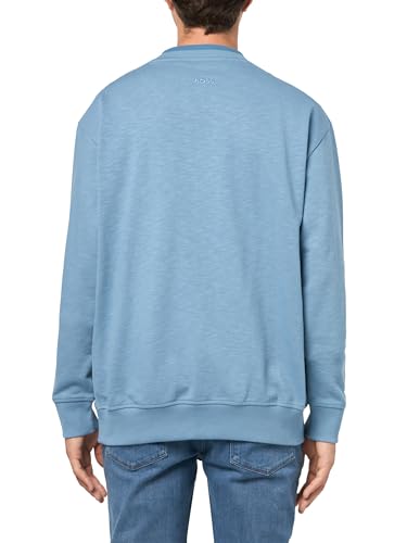 BOSS Men's Slub Yarn Single Jersey Sweatshirt2