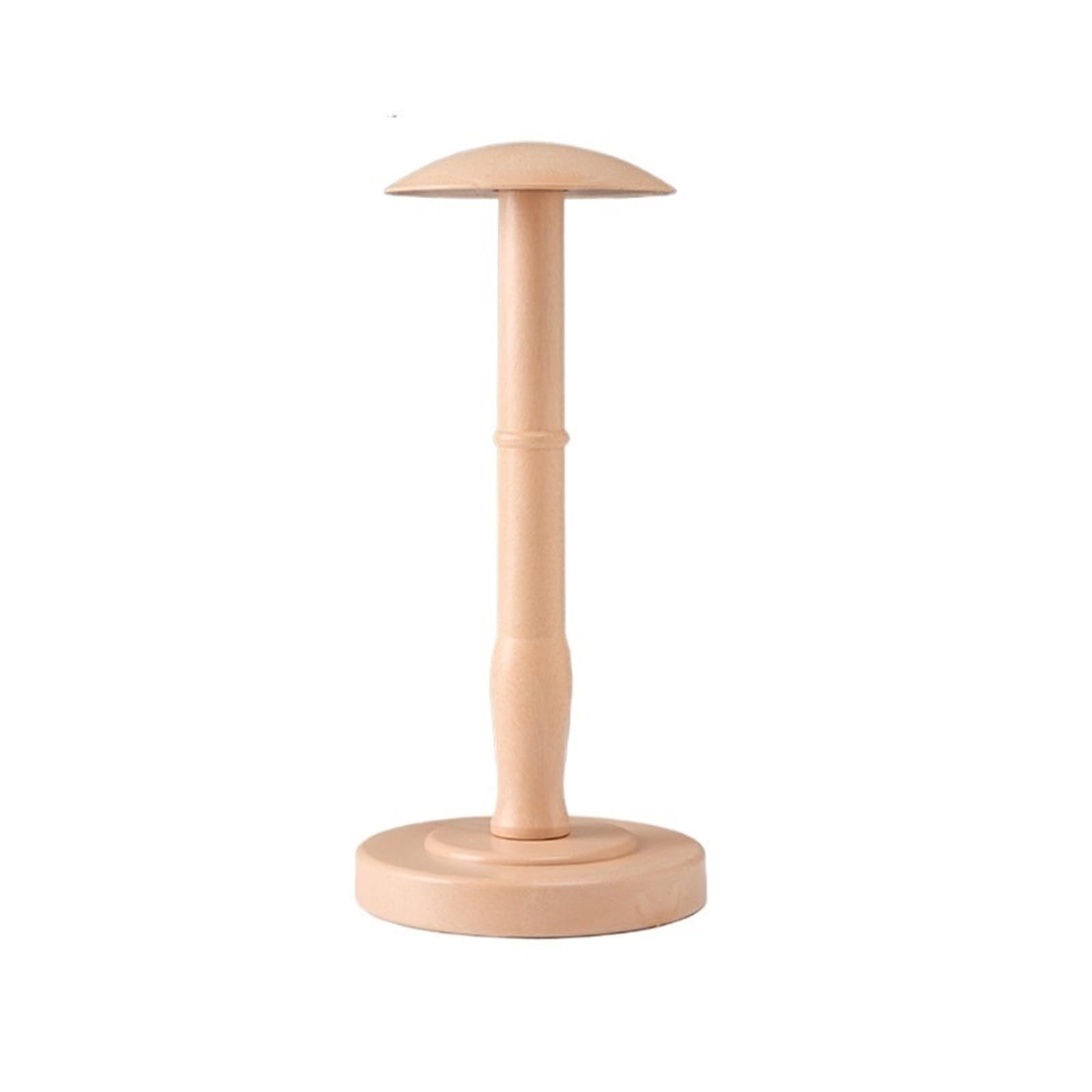 YAOHY Wooden Hat Rack Stand, Hat Organizer and Display Rack, Hat Display Stand, Wig Rack or Jewelry Display Riser