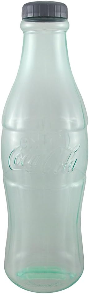 Coca-Cola Coke Bottle Bank for Saving and Storing Coins and Paper Money for Adults or Children Small 12 Inch Coin Bank