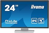 Der 24” (60.5 cm) ProLite T2452MSC-W1 mit Edge-to-Edge Glass Design, Anti-Fingerprint-Beschichtung, Full-HD-Auflösung (1920x1080) und PCAP-10-Punkt-Touch-Technologie bietet eine nahtlose und präzise Touch-Reaktion