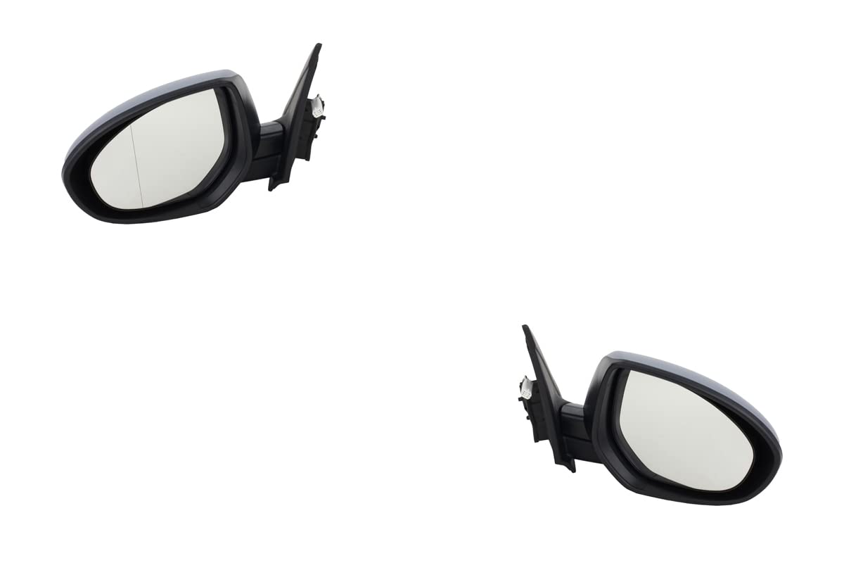 Johns, Compatible avec les rétroviseurs extérieurs Mazda 3 BL 06/09 - Kit gauche et droit - Apprêté
