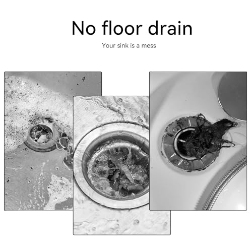 Colador de silicona para desagüe de fregadero y ducha miniatura 6