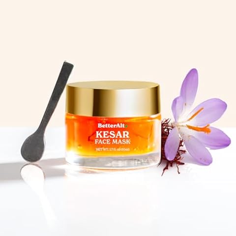 Better Alt Kesar Face Mask for Nighttime Skin Care Ritual| with Turmeric, Saffron, Niacinamide, Green Tea Extracts| For Intense Hydration & Radiant Glow|100% Vegan & Cruelty Free, 50 ml Cover