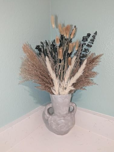 Ramo de flores secas Pampas Grass Boho para decoración miniatura 1