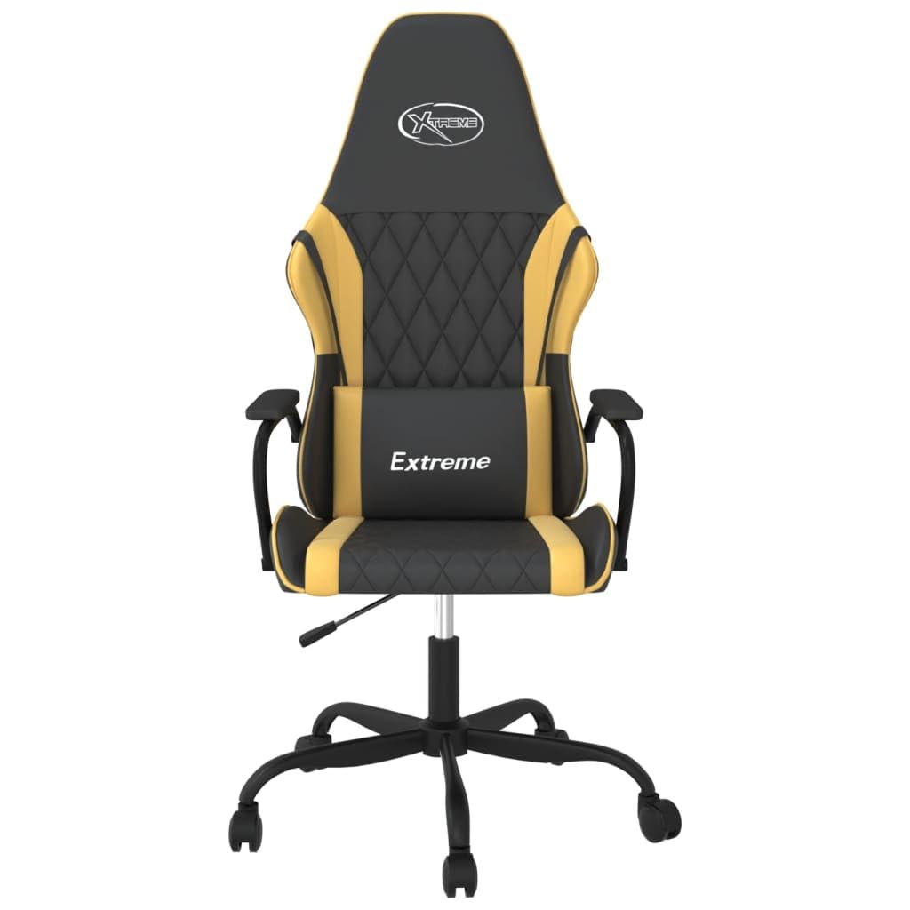 Silla Gaming de Masaje Cuero sintético Negro y Dorado, Sillón De Relax, Sillon Masaje Relax, Sillon Relax Electrico, Hogar Sillon Relax, Sillones Comodos, Sofa Tantra - 345535