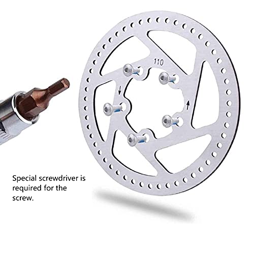 SPYMINNPOO 110mm Bike Disc Brake Rotor with 5 Bolts Stainless Steel Bicycle Rotors for Road Bike Mountain Bike, MTB - Image 4