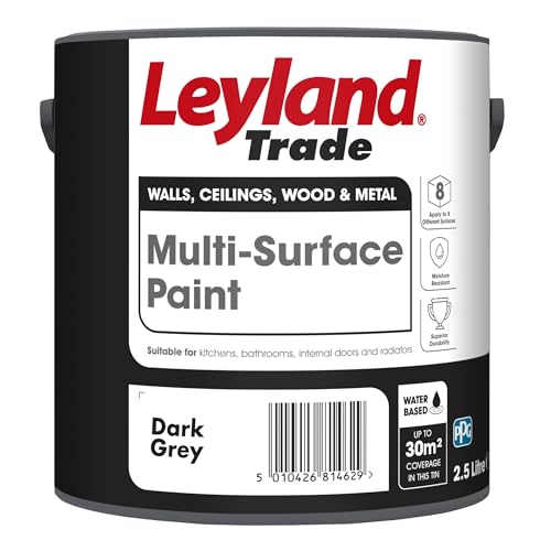 Leyland Trade - Multisurface - Dark Grey - 2.5L, 2.5 l (Pack of 1) - Image 2